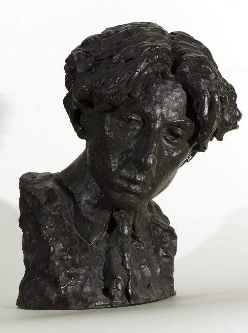 Gustavs &Scaron;ķilters. Galanis. Portrait of the Artist. 1905. Plaster.&nbsp;LNMA collection