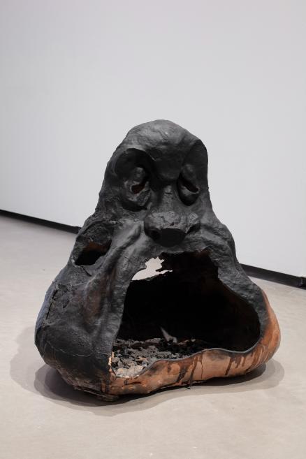 Works by Ieva Kraule-Kūna at the Purvītis Prize 2025 exhibition.