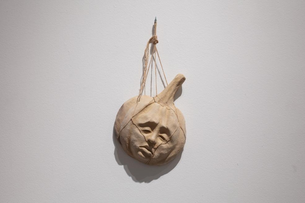 Works by Ieva Kraule-Kūna at the Purvītis Prize 2025 exhibition.