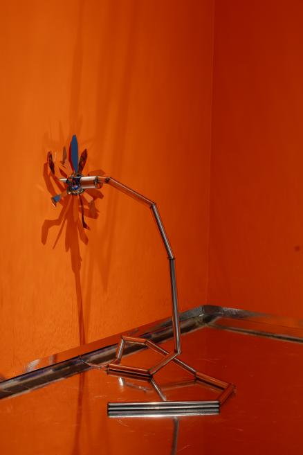 Works by Indriķis Ģelžs at the Purvītis Prize 2025 exhibition.