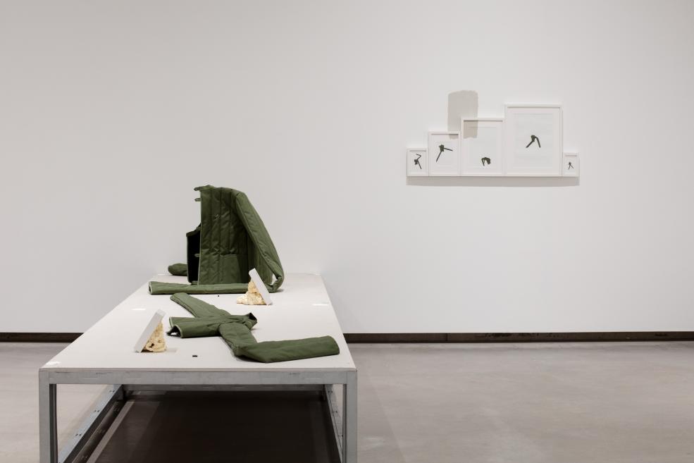 Krišis Salmanis&#039; works at the Purvītis Prize 2025 exhibition.