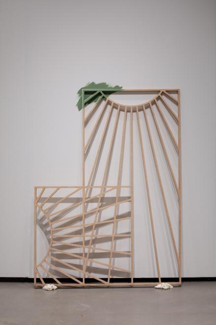 Krišis Salmanis&#039; works at the Purvītis Prize 2025 exhibition.