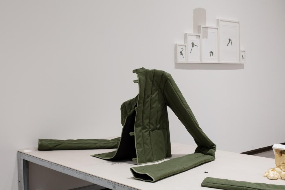 Krišis Salmanis&#039; works at the Purvītis Prize 2025 exhibition.
