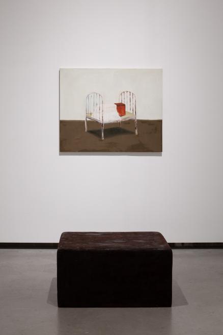 Paula Zvane&#039;s works at the Purvītis Prize 2025 exhibition.
