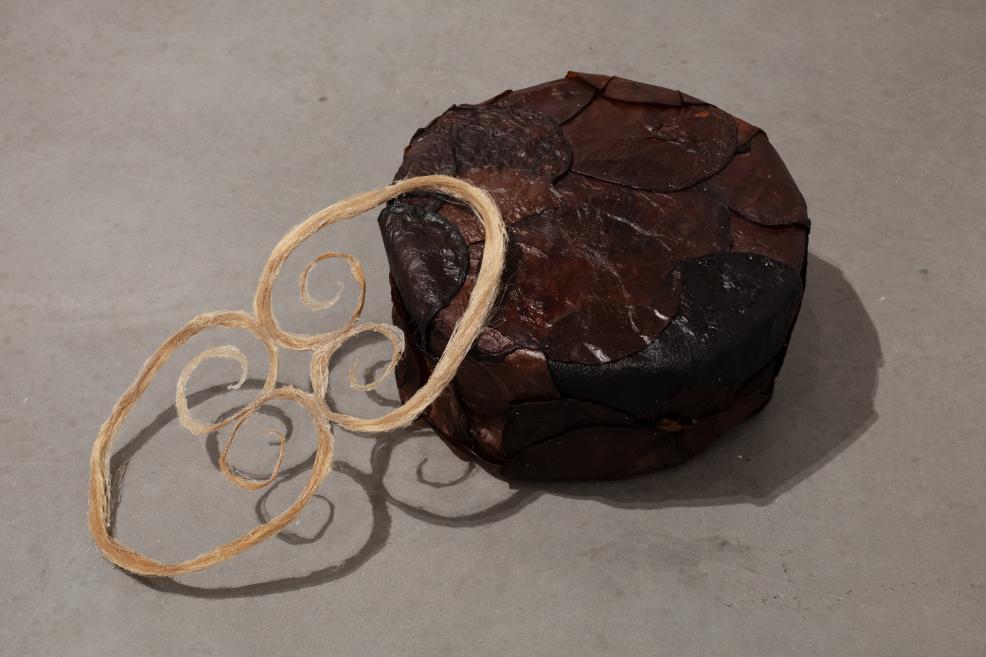 Paula Zvane&#039;s works at the Purvītis Prize 2025 exhibition.