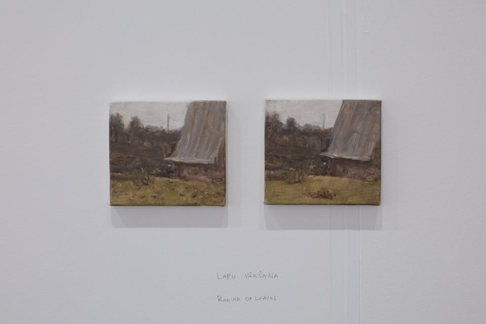 View from Roman Korovin&#039;s exhibition at the Purvītis Prize 2025 exhibition.