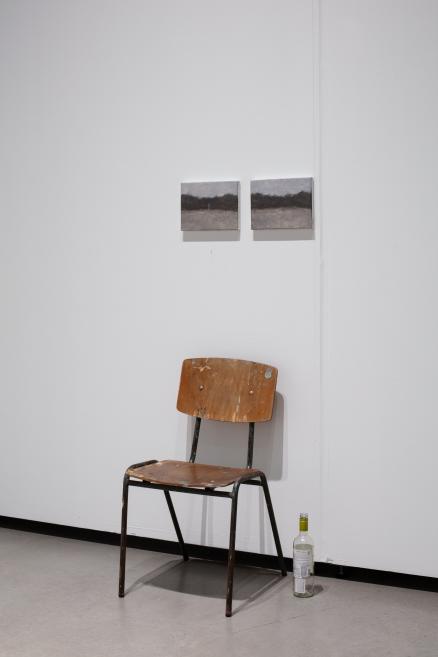 View from Roman Korovin&#039;s exhibition at the Purvītis Prize 2025 exhibition.