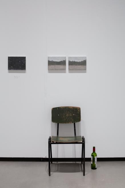View from Roman Korovin&#039;s exhibition at the Purvītis Prize 2025 exhibition.