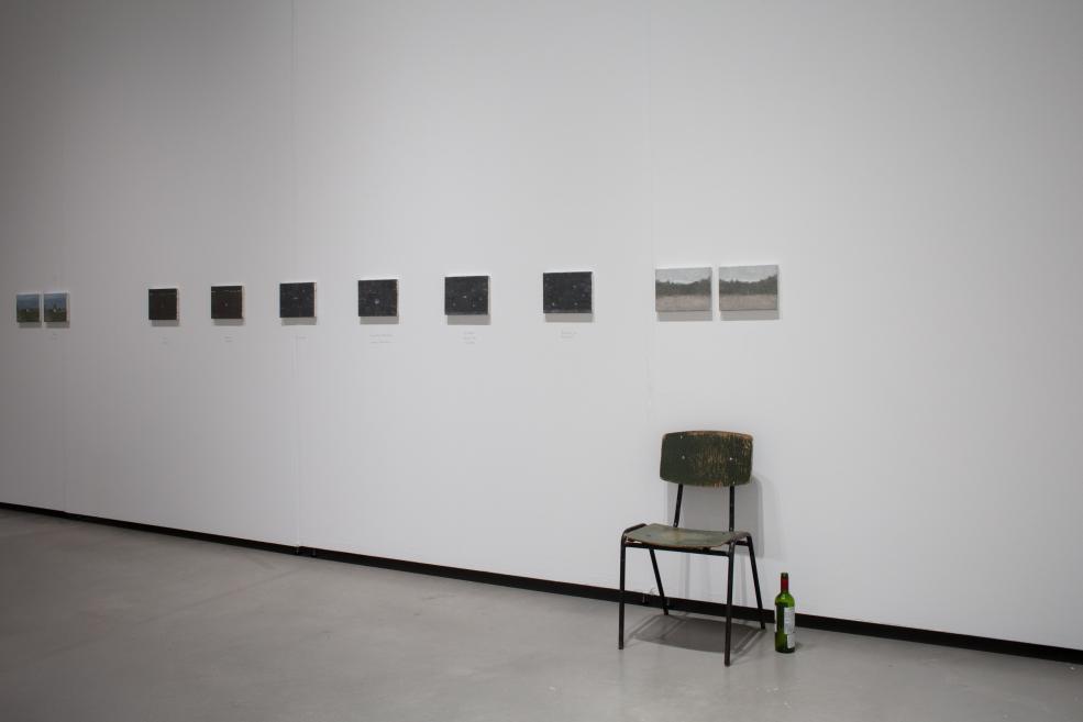 View from Roman Korovin&#039;s exhibition at the Purvītis Prize 2025 exhibition.