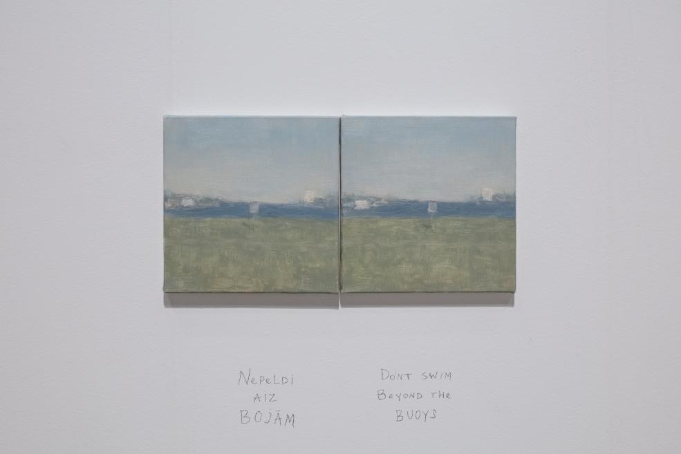 View from Roman Korovin&#039;s exhibition at the Purvītis Prize 2025 exhibition.