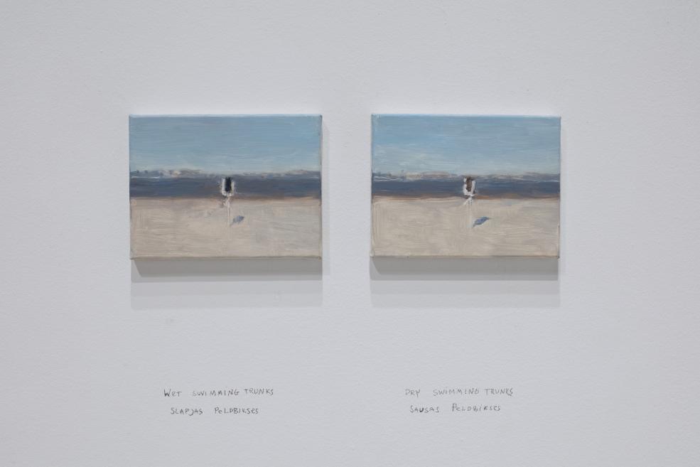 View from Roman Korovin&#039;s exhibition at the Purvītis Prize 2025 exhibition.