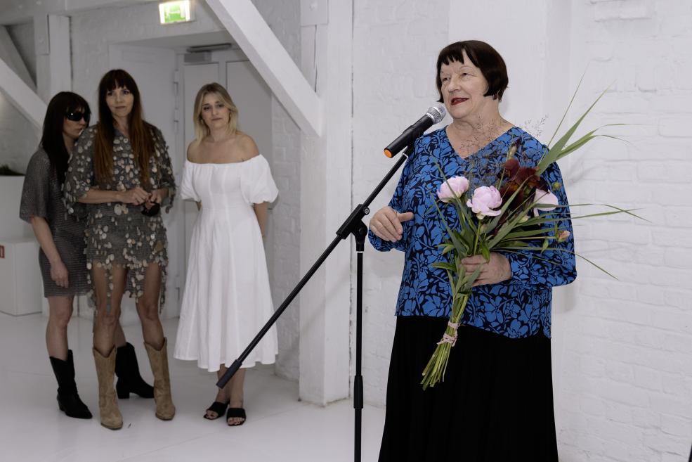 Address of the director of the museum at the opening of the exhibition.