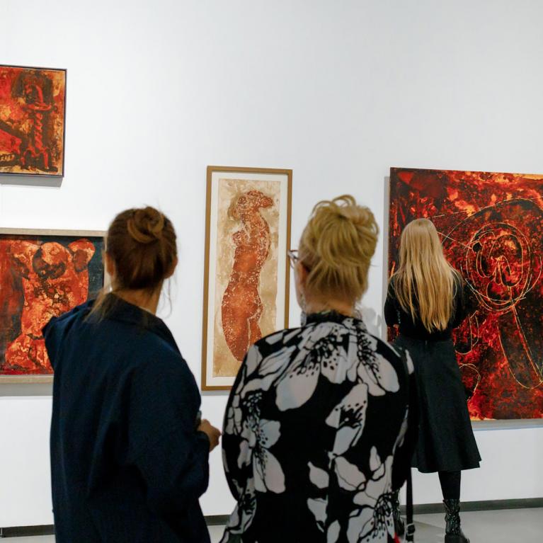 Skats no izstādes "izstāde &ldquo;Cilvēka absurdie projekti uz Zemes&rdquo;. Foto: Kaspars Teilāns