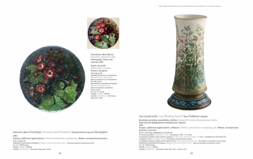 Grāmatas &ldquo;Georgs Vilhelms Timms (1820&ndash;1895) &ndash; mākslinieks, izdevējs, ceļotājs&rdquo; atvērums. Dizains: Irēna Ansava. 2022. Publicitātes foto