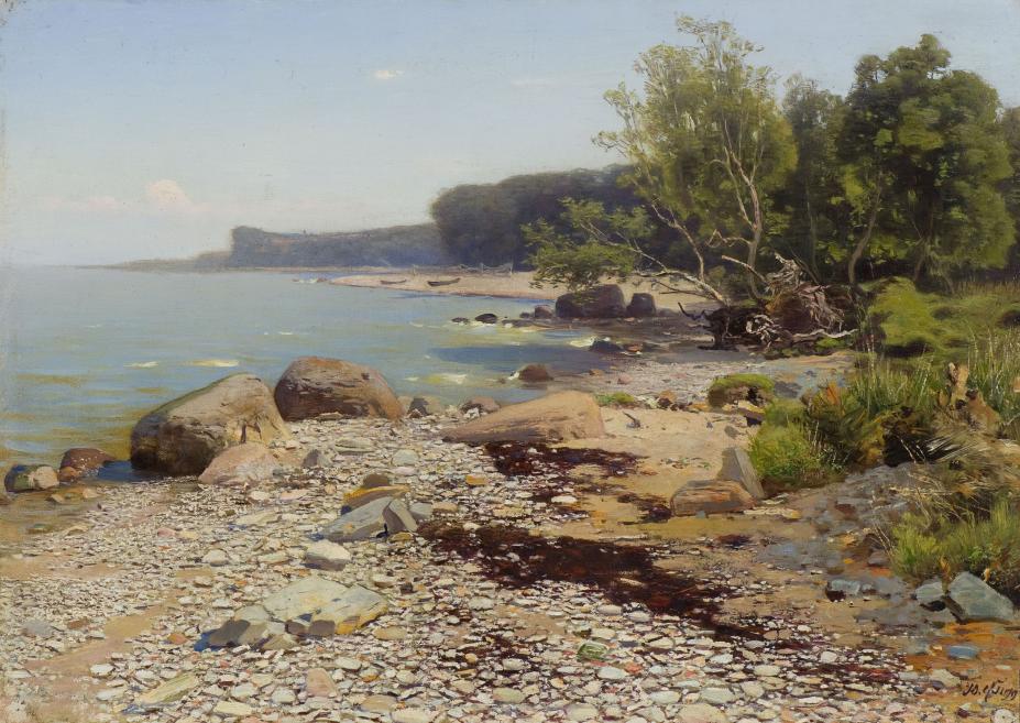 Jūlijs Feders. Seashore near Oru, Estonia. 1901. Oil on canvas. LNMA collection. Photo: Normunds Brasliņ&scaron;&nbsp;