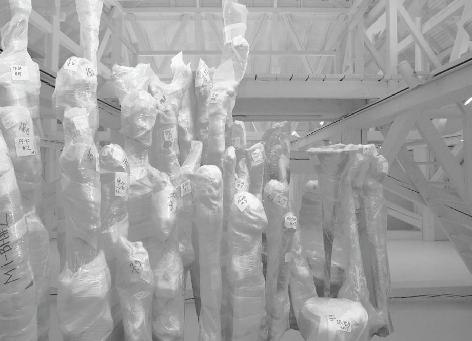 Waiting. Exhibition visualization. Publicity photo