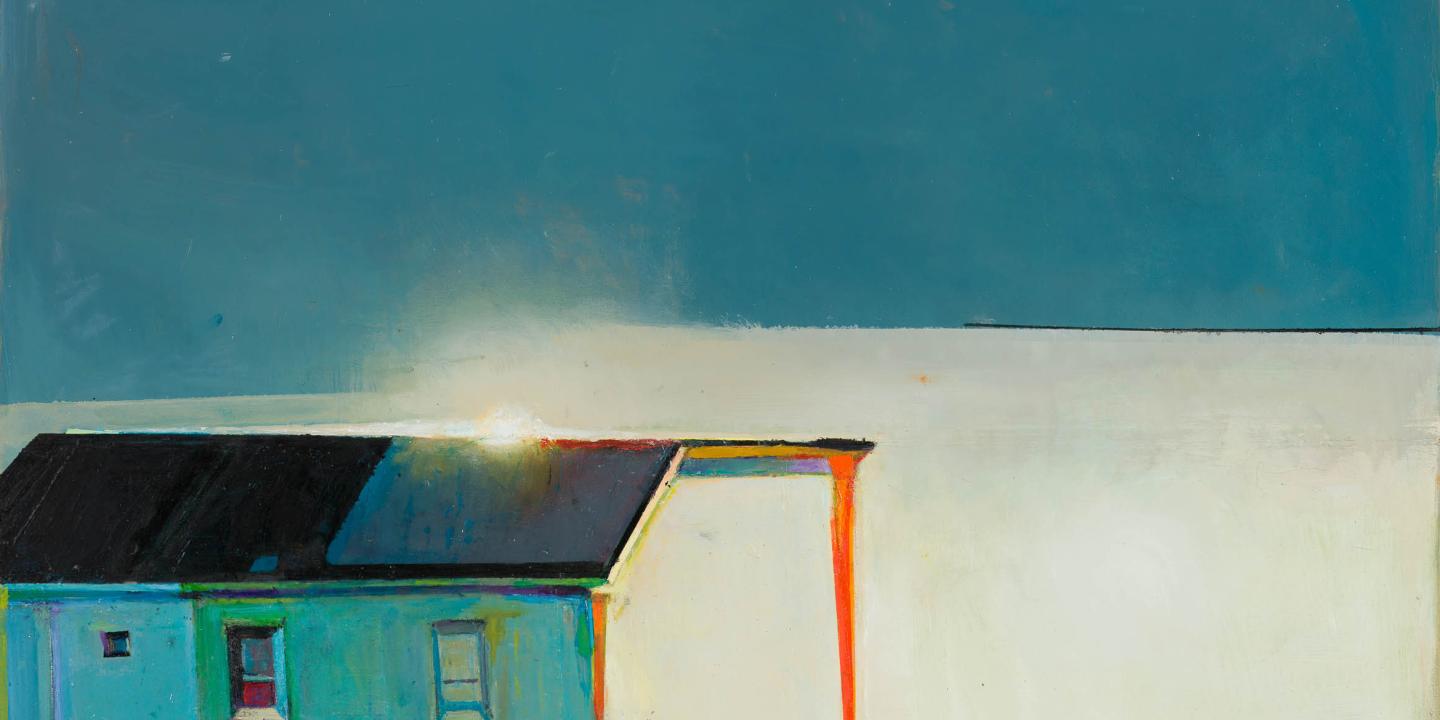 Raimonds Staprāns. Horizontāls saulriets #2. 2017&ndash;2021. Audekls, eļļa. Staprānu ģimenes kolekcija&nbsp;