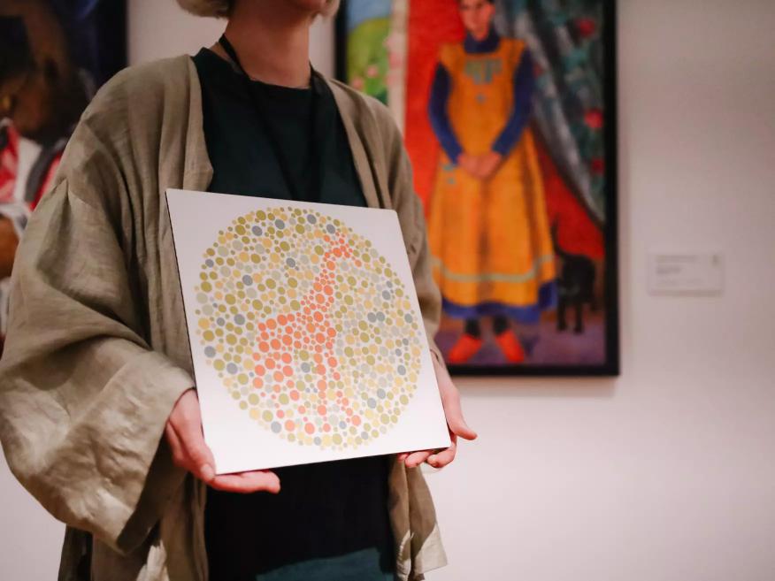 Projekta &ldquo;Krāsu treniņ&scaron; muzejā&rdquo; vizuālie materiāli. Foto: Estere Rožkalne