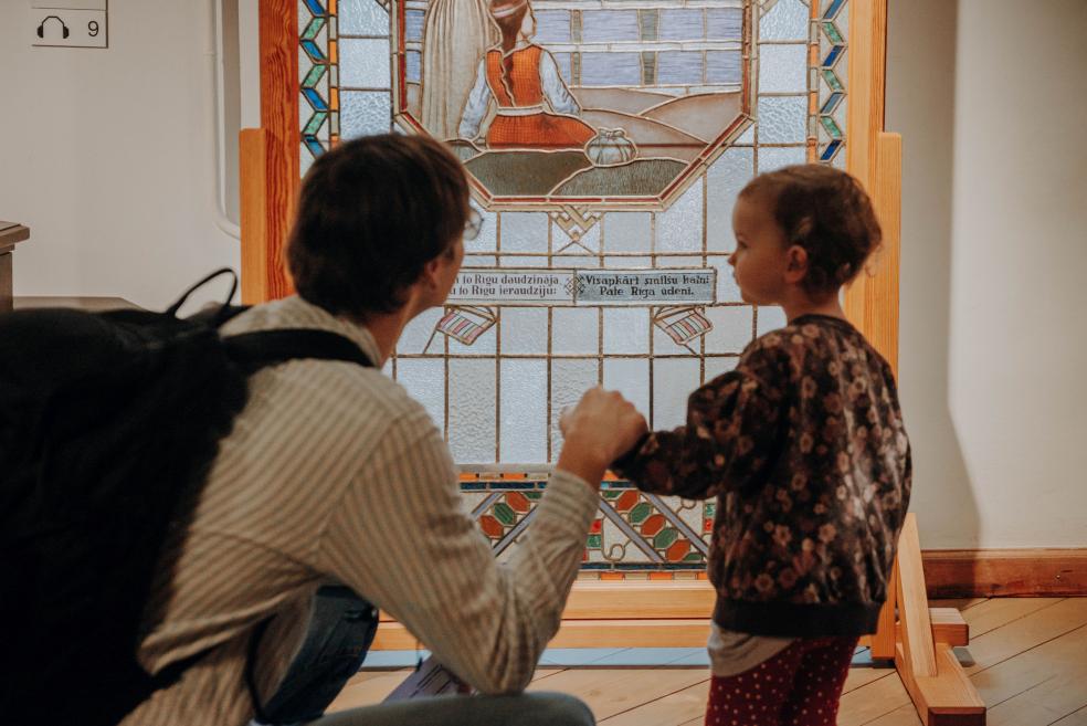 Ģimenes diena Dekoratīvās mākslas un dizaina muzejā. Foto: Aleksa Zēberga