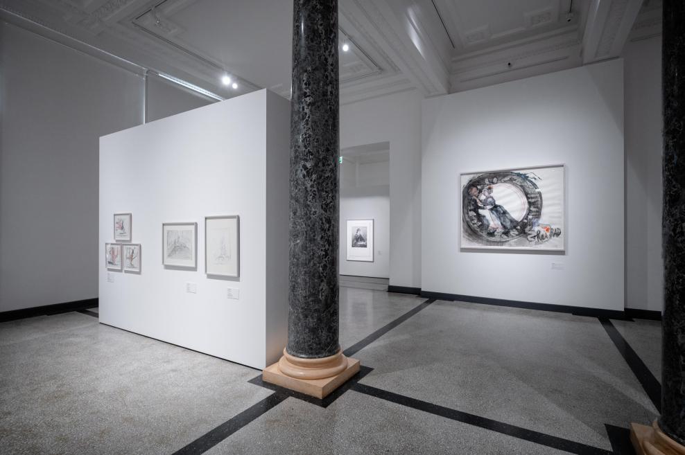 View from the exhibition. Photo: Otto Strazds