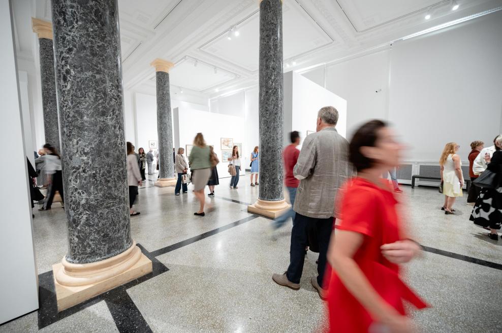View from the exhibition. Photo: Otto Strazds