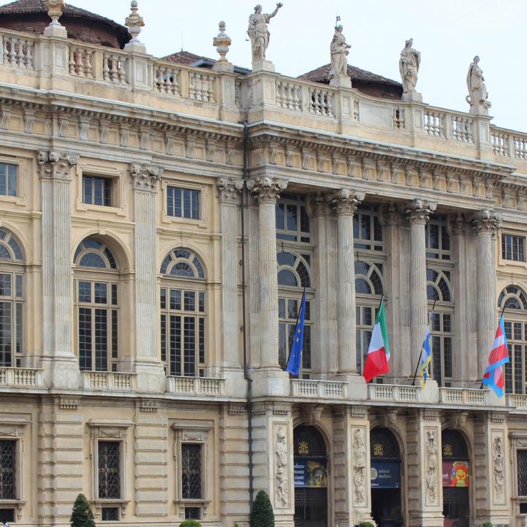 Madamas pils (Palazzo Madama) Turīnā, Itālija. Publicitātes attēls no org. Foto: Federiko Spadaro (Federico Spadaro), 2017