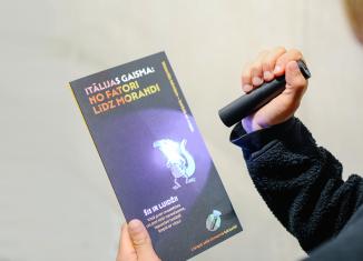 Izzinošs materiāls bērniem izstādē “Itālijas gaisma: No Fatori līdz Morandi”