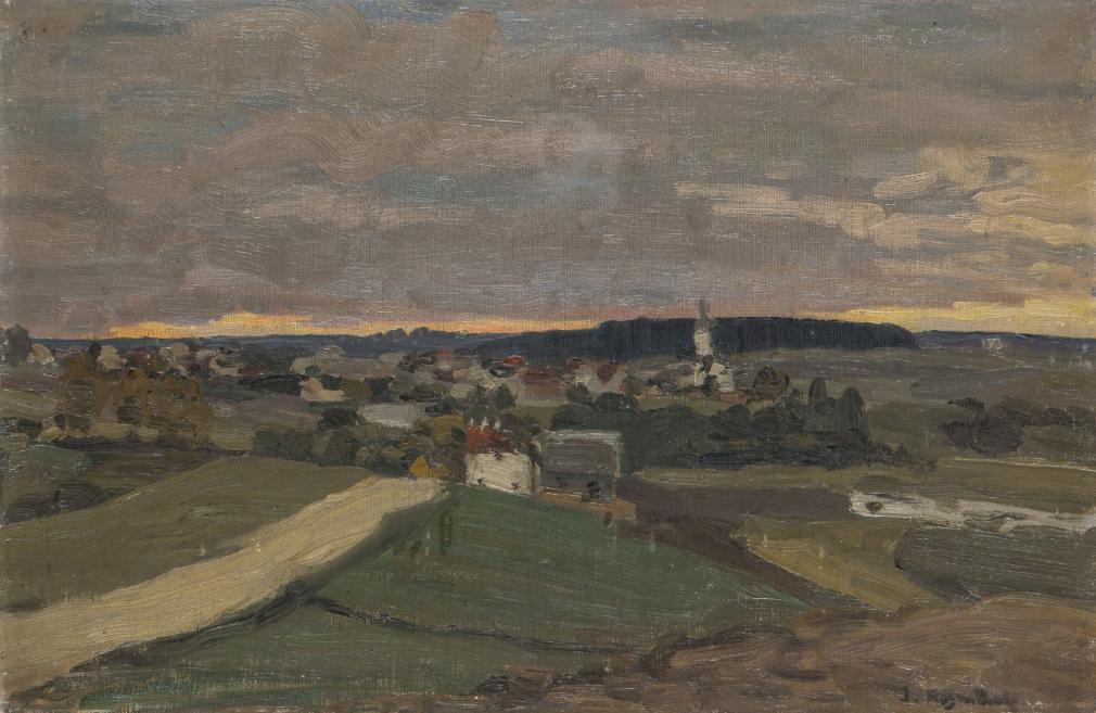 Janis Rozentāls (1866&ndash;1916). Saldus. 1900. Audekls, kartons, eļļa. LNMM kolekcija. Foto: Normunds Brasliņ&scaron;