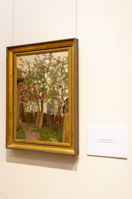 Skats no Jaņa Rozentāla 160 gadu jubilejas izstādes J. Rozentāla Saldus vēstures un mākslas muzejā. 2026. Foto: Diāna Krūmiņa