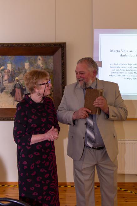 Jaņa Rozentāla 160 gadu jubilejas izstādes zinātniskie lasījumi J. Rozentāla Saldus vēstures un mākslas muzejā. 18.03.2026. Foto: Diāna Krūmiņa