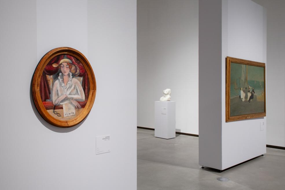 Skats no izstādes &ldquo;Itālijas gaisma: no Fatori līdz Morandi&rdquo; Latvijas Nacionālajā mākslas muzejā. 2025. Foto: Kristīne Madjare