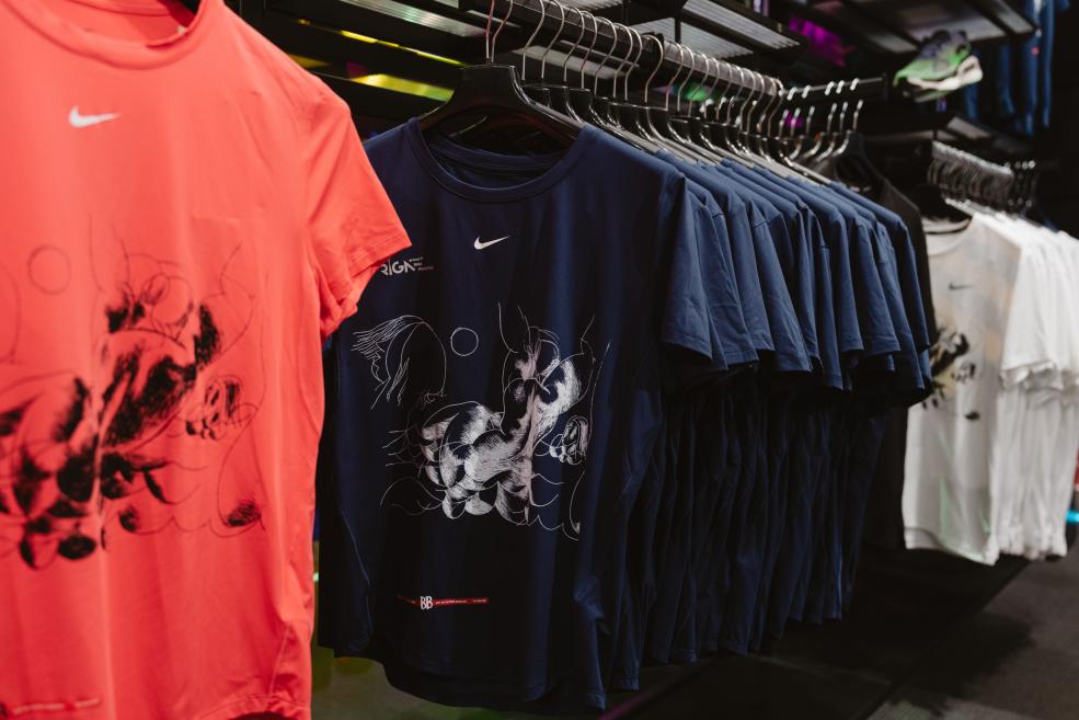 Oficiālā Rimi Rīgas maratona skrie&scaron;anas krekla atklā&scaron;ana. Foto: Guntis Bērziņ&scaron;