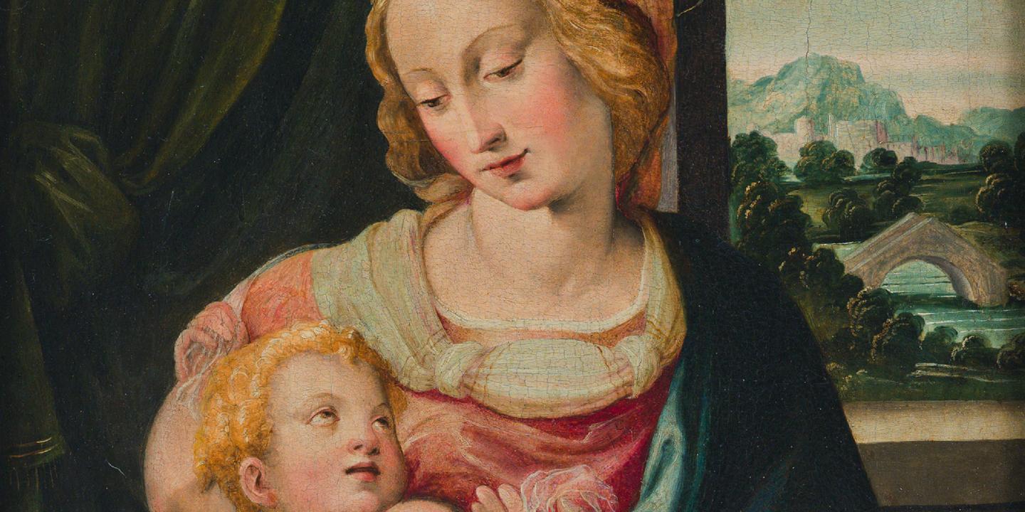 Francesco Brina. Madonna And Child