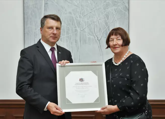 Certificate of Merit of the President of Latvia