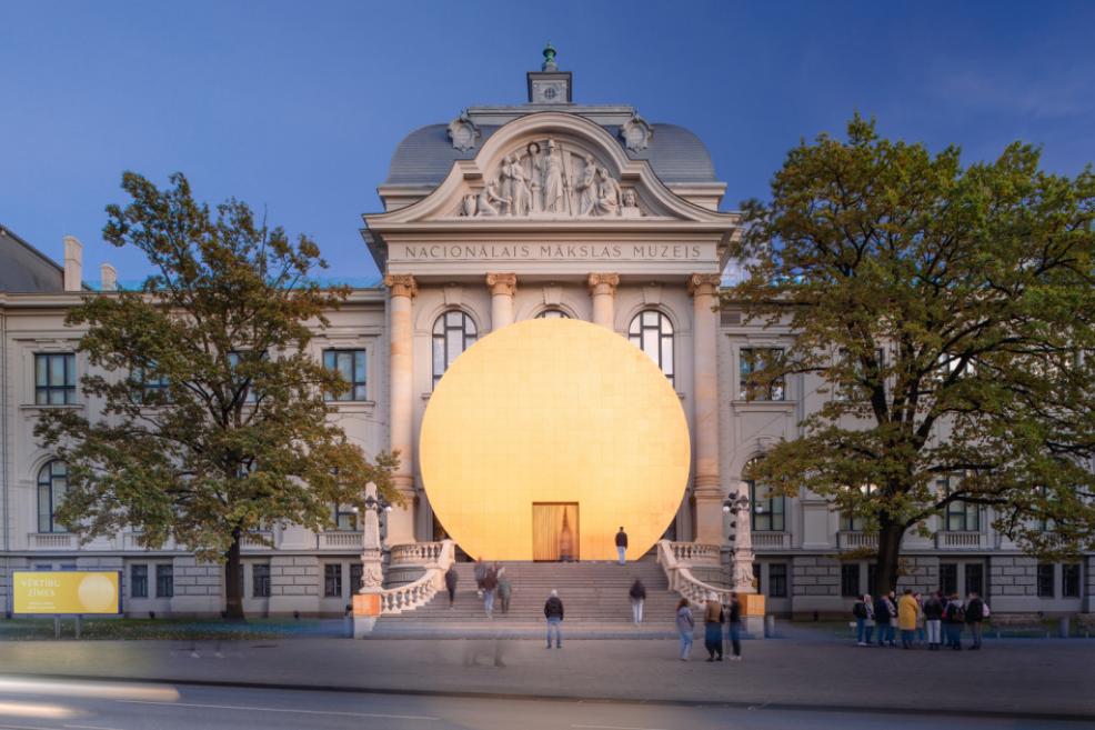 Latvijas Bankas simtgades izstādes &ldquo;VĒRTĪBU ZĪMES&rdquo; ekspozīcija Latvijas Nacionālajā mākslas muzejā. Rīga, 2022./2023. Foto: Vents Āboltiņ&scaron;