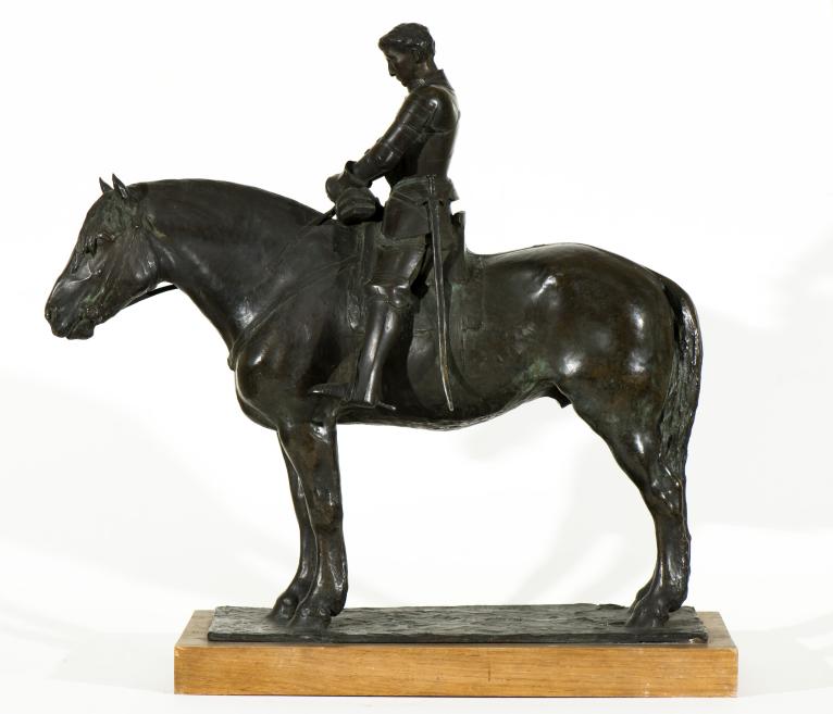 Konstantīns Rončevskis. Parsifal. 1910. Wood, bronze. LNMA collection