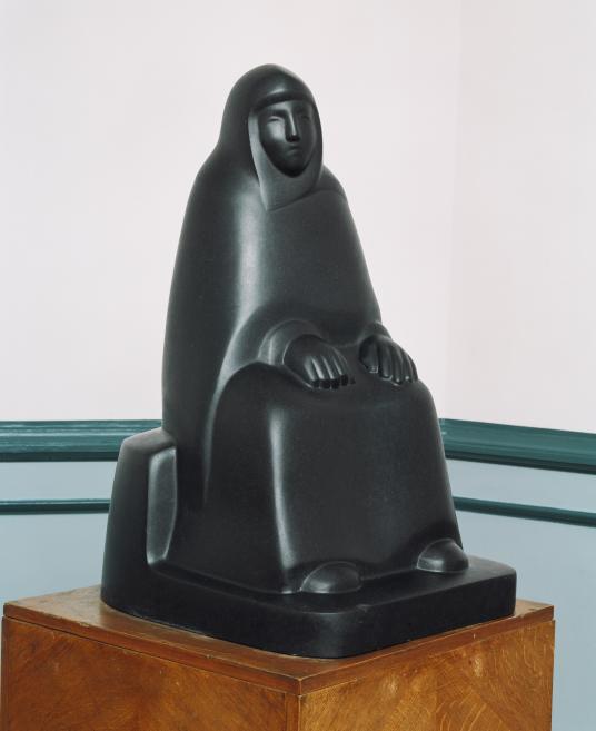 Marta Liepiņa-Skulme. Woman from Vidzeme. 1928-1933. Granite. LNMA collection