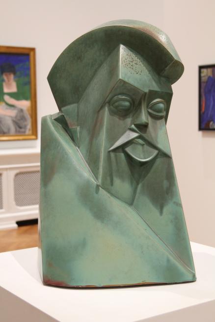 Teodors Zaļkalns. Portrait of Modest Mussorgsky. 1928. Ceramics. LNMA collection