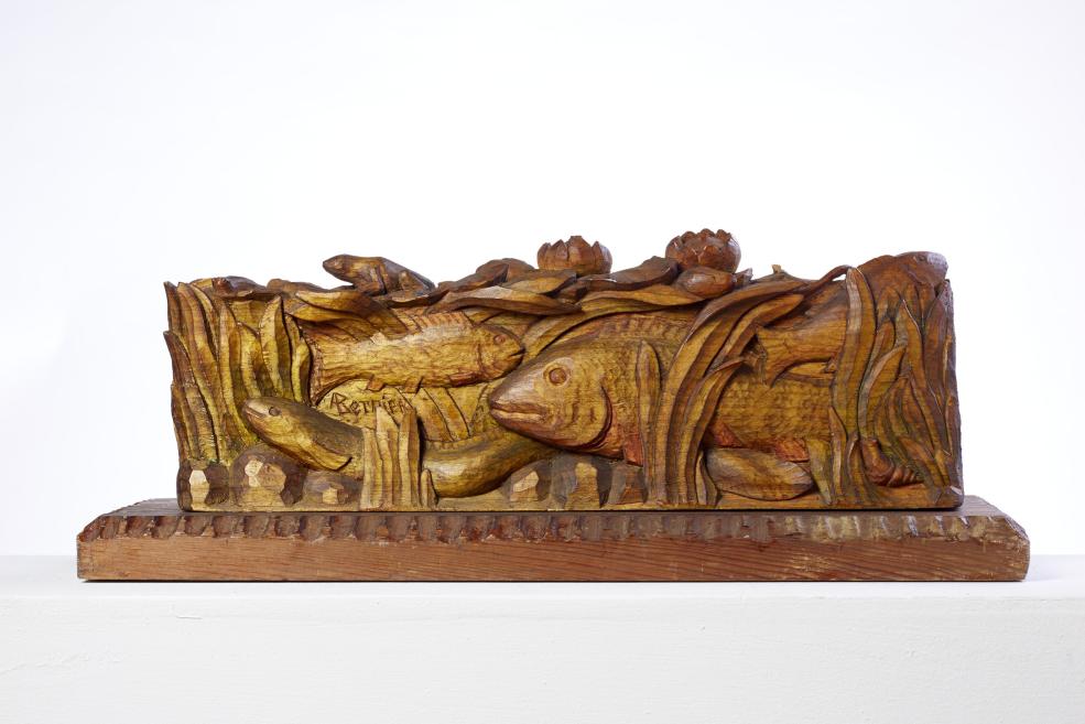 Artūrs Bērnieks. Water Dwellers. Undated. Wood. LNMA collection