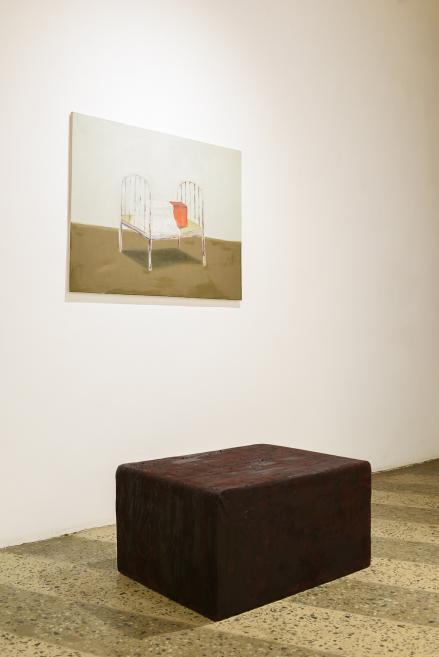 Paula Zvane. Skats no personālizstādes &ldquo;Neredzams&rdquo; galerijā &ldquo;LOOK!&rdquo; (02.&ndash;24.02.2024.).Foto: Emīls Lacums