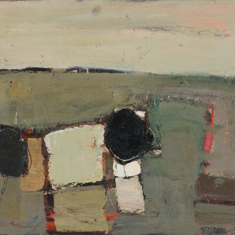 Raimonds Staprāns. Klusā daba. 1958. Audekls, eļļa. Staprānu ģimenes kolekcija&nbsp;