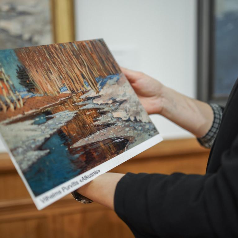 Audioapraksta neredzīgajiem publicitātes attēls. Foto: Estere Rožkalne