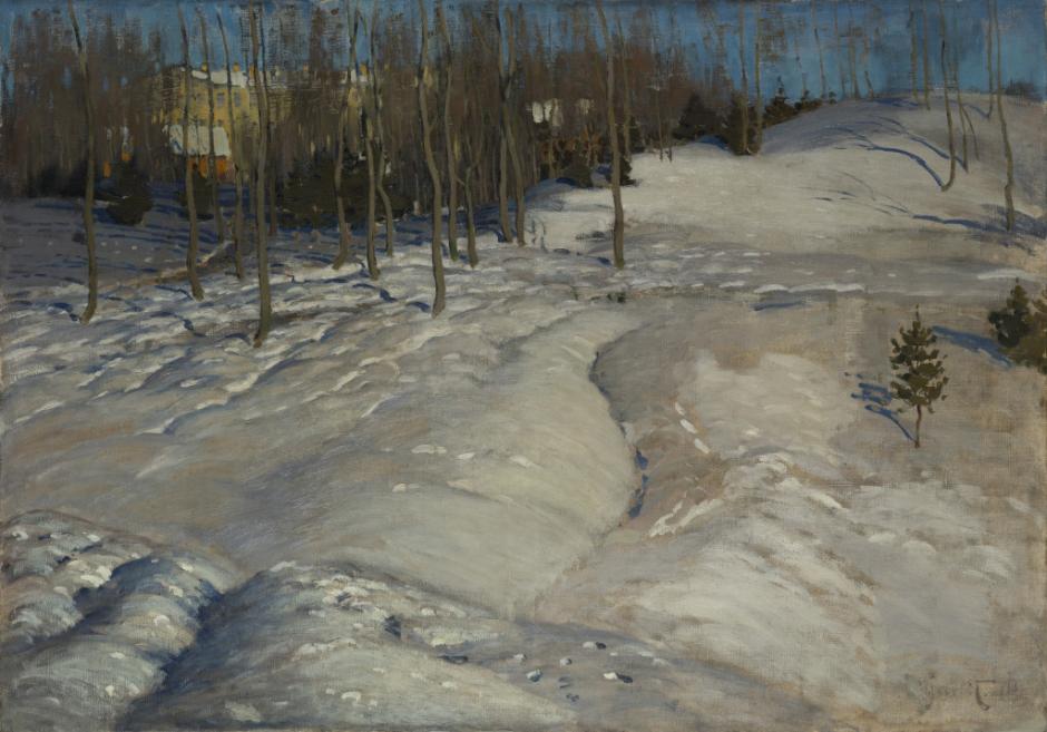 Vilhelms Purvītis. March Evening. No later than 1901.