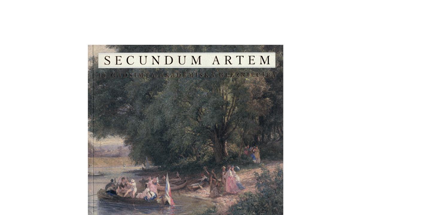 Secundum Artem. 19. gadsimta akadēmiskā glezniecība