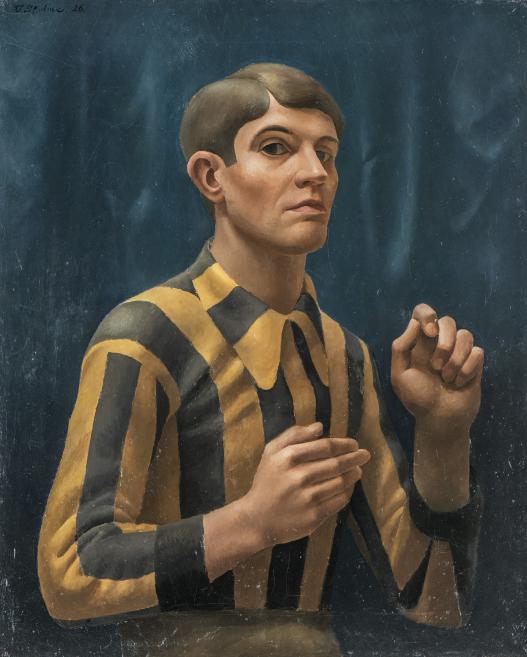 Uga Skulme (1895&ndash;1963). Pa&scaron;portrets. 1926. Audekls, eļļa. LNMM kolekcija. Foto: Normunds Brasliņ&scaron;