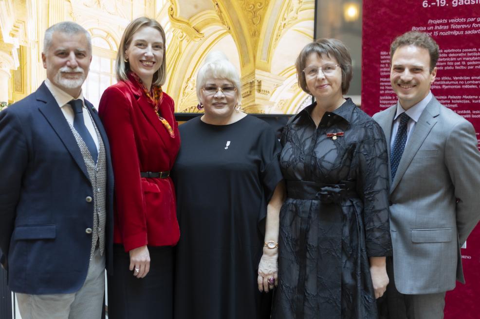 Opening of the exhibition. Photo: Jānis Deinats
