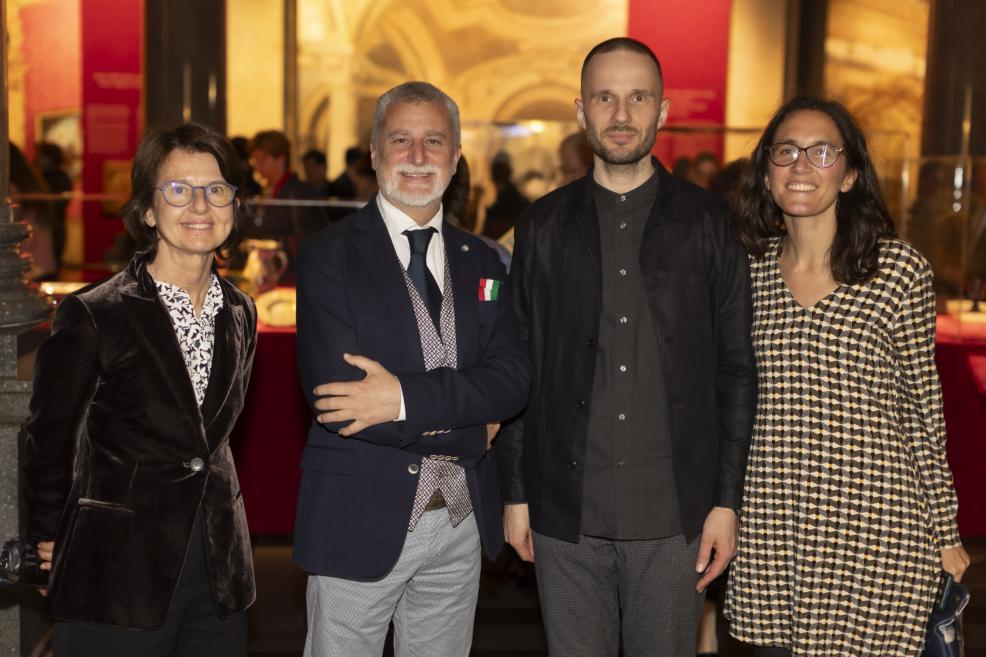 Opening of the exhibition. Photo: Jānis Deinats