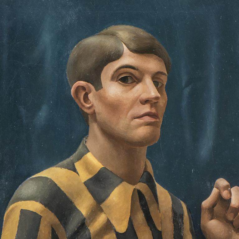 Uga Skulme (1895&ndash;1963). Pa&scaron;portrets. 1926. Audekls, eļļa. LNMM kolekcija. Foto: Normunds Brasliņ&scaron;