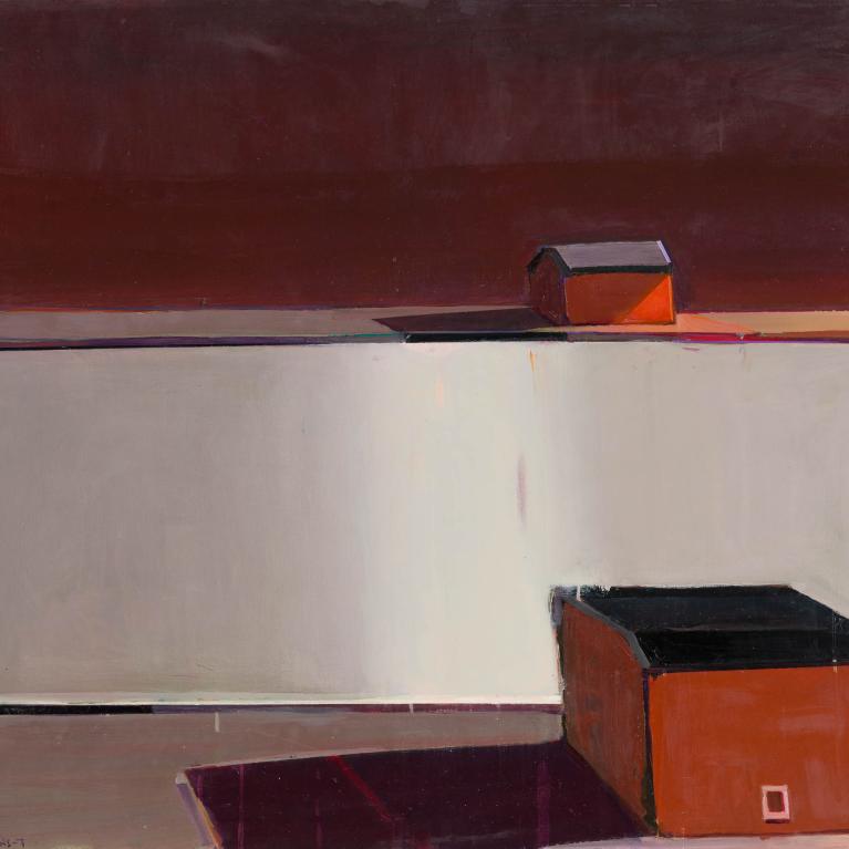 Raimonds Staprāns.&nbsp;Baltā upe.&nbsp;2007. Audekls, eļļa. Staprānu ģimenes kolekcija&nbsp;