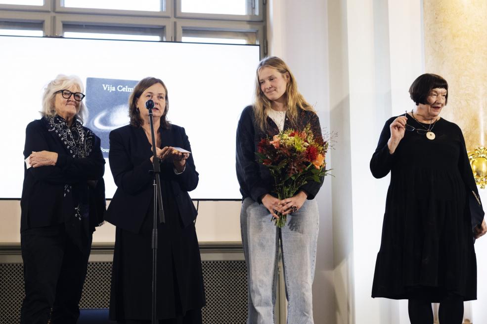 Vijas Celmiņas fonda stipendijas pasnieg&scaron;ana LNMM 20.10.2025. Foto: Kristīne Madjare